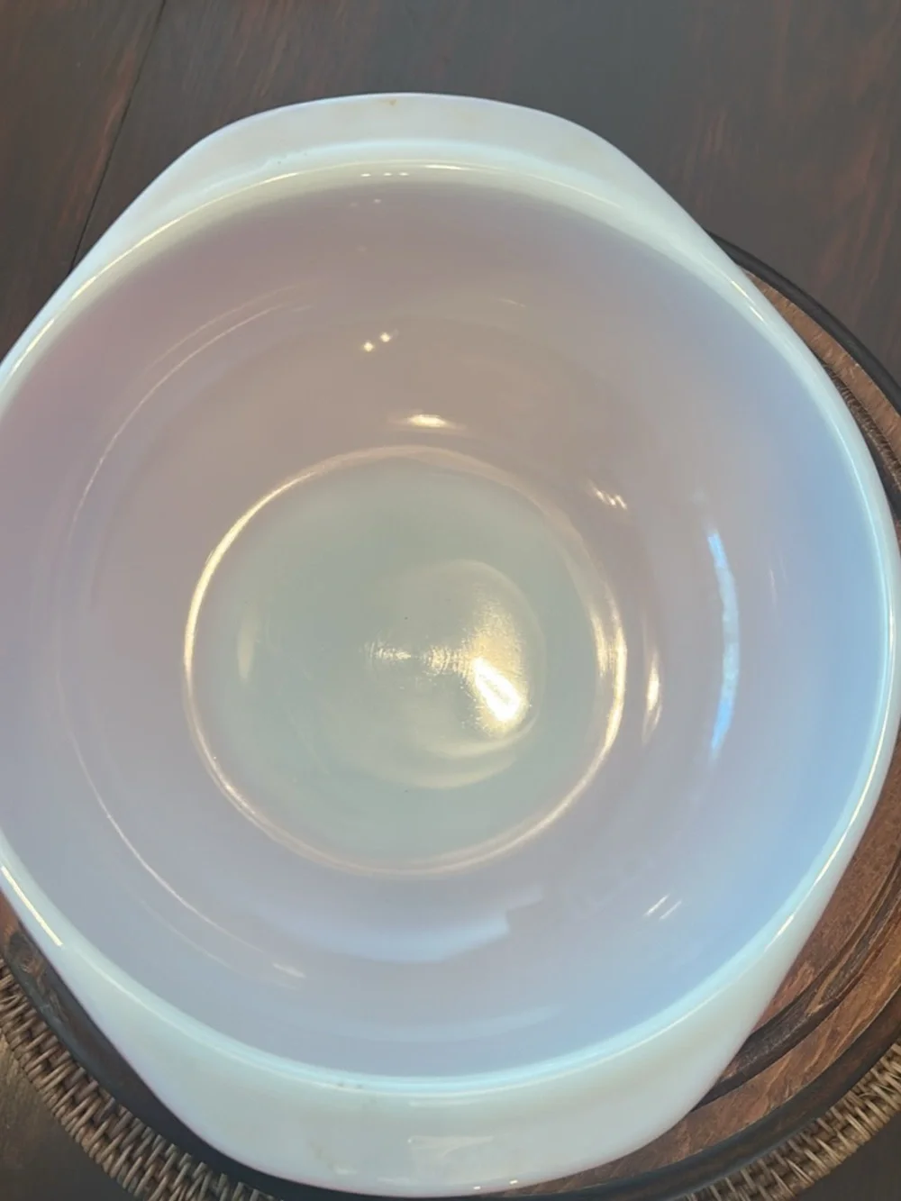 Vintage Pyrex Flamingo round casserole 2 qt